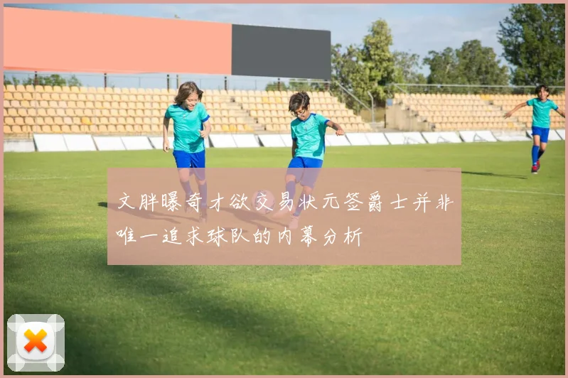文胖曝奇才欲交易状元签爵士并非唯一追求球队的内幕分析